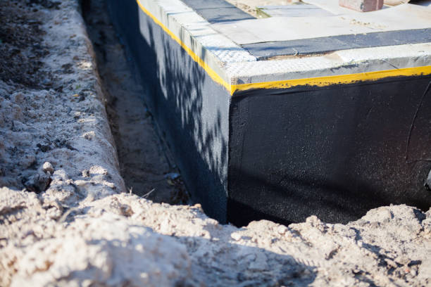 Professional Exterior Waterproofing technician working in Merrill, WI